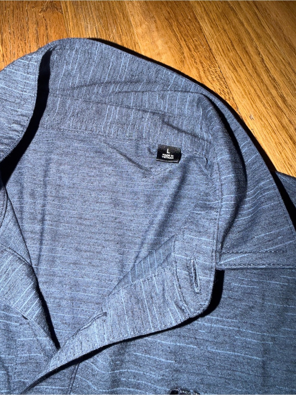 Travis Matthew Navy Blue Heather Polo Shirt